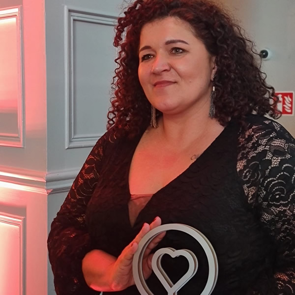 Agata winning Venue coordinator of the year